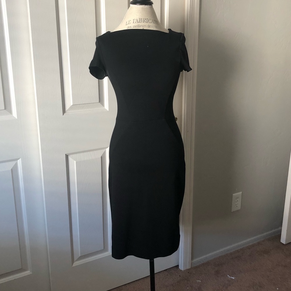 Boatneck Black Dress